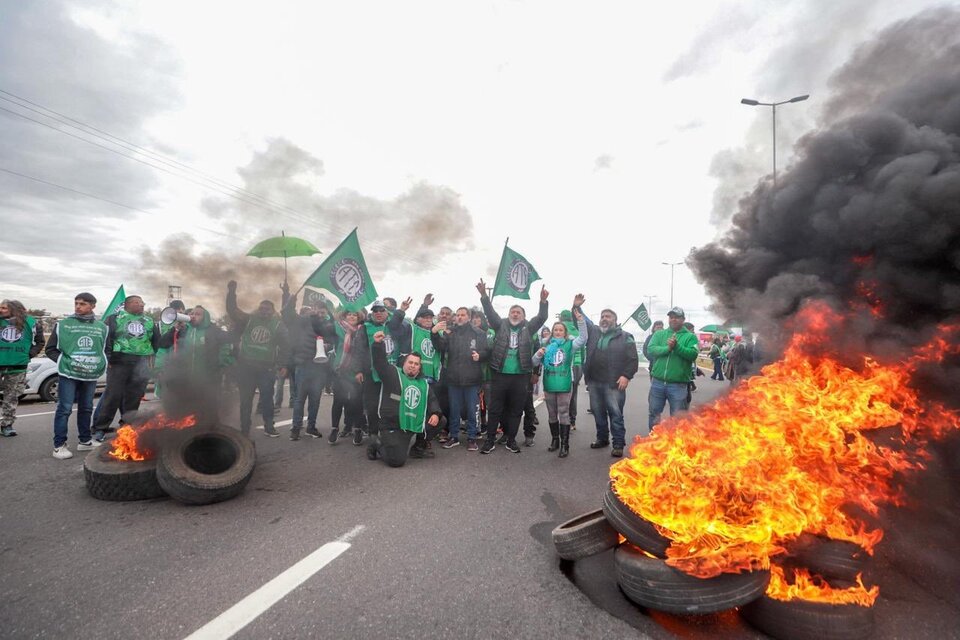Una imagen de la protesta en Córdoba. (Fuente: Enfoque Sindical)