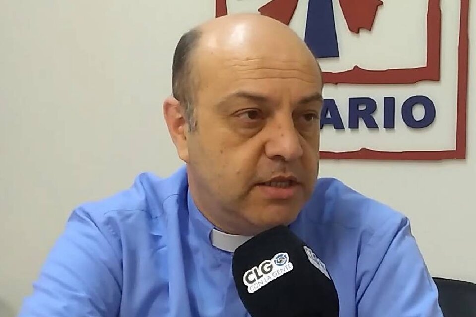 Fabián Montes, vicepresidente de Cáritas Rosario.