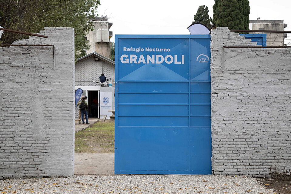 El refugio Grandoli fue abierto por la Municipalidad.  (Fuente: Prensa Municipalidad)