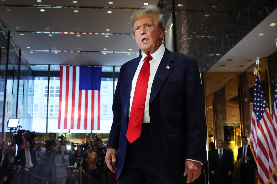 Donald Trump dice no temerle a una posible condena de cárcel (Fuente: AFP)