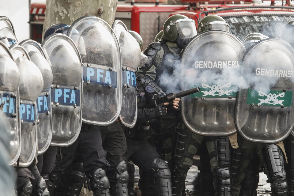El Gobierno aseguró ayer que las protestas contra la Ley Bases fueron "un intento de golpe de Estado". (Fuente: Leandro Teysseire)