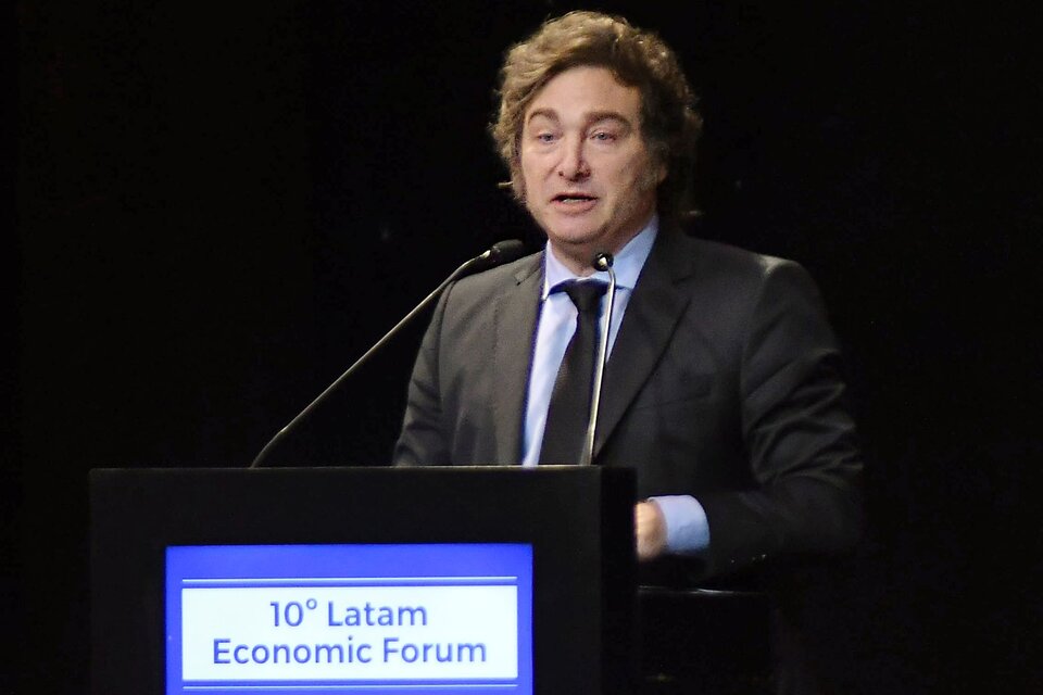El presidente Javier Milei participó del 10° Latam Economic Forum que se desarrolló en Parque Norte.