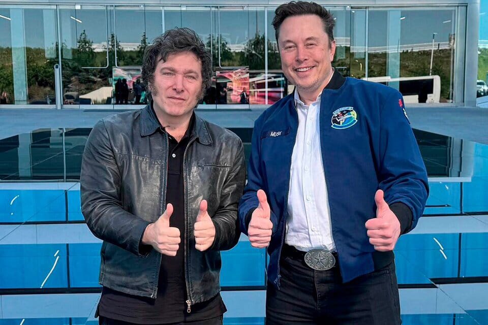 Javier Milei y su visita a Elon Musk