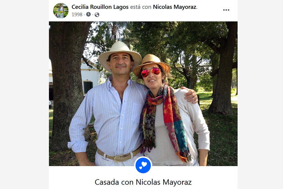 El diputado libertario Mayoraz y su esposa Ceciia Rouillón de la fundación Camino.