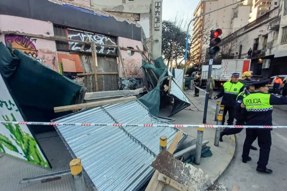 Derrumbe en Tucumán (Fuente: Analía Jaramillo - La Gaceta)