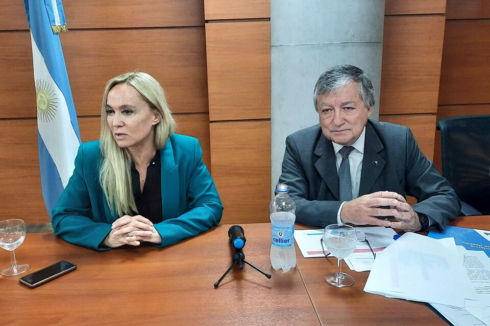 Vranicich, fiscal general, y Rubén Martínez.