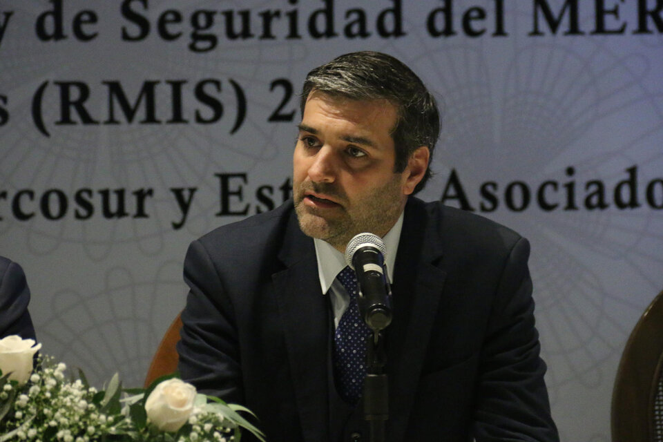 El ministro del Interior de Uruguay, Nicolás Martinelli. (Fuente: EFE)