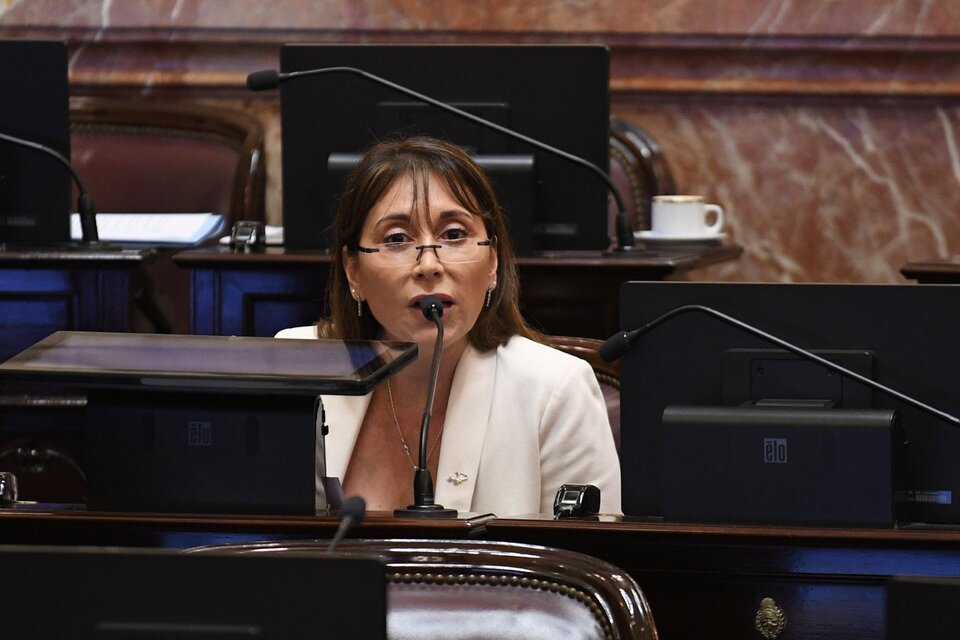 La senadora Cristina López tildó de "enfermo mental" a Javier Milei