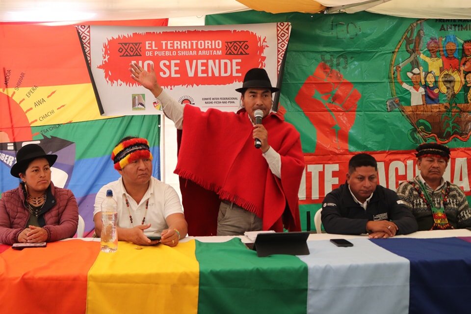  (Fuente: Confederación de Nacionalidades Indígenas de la Amazonía ecuatoriana (Confenaie))
