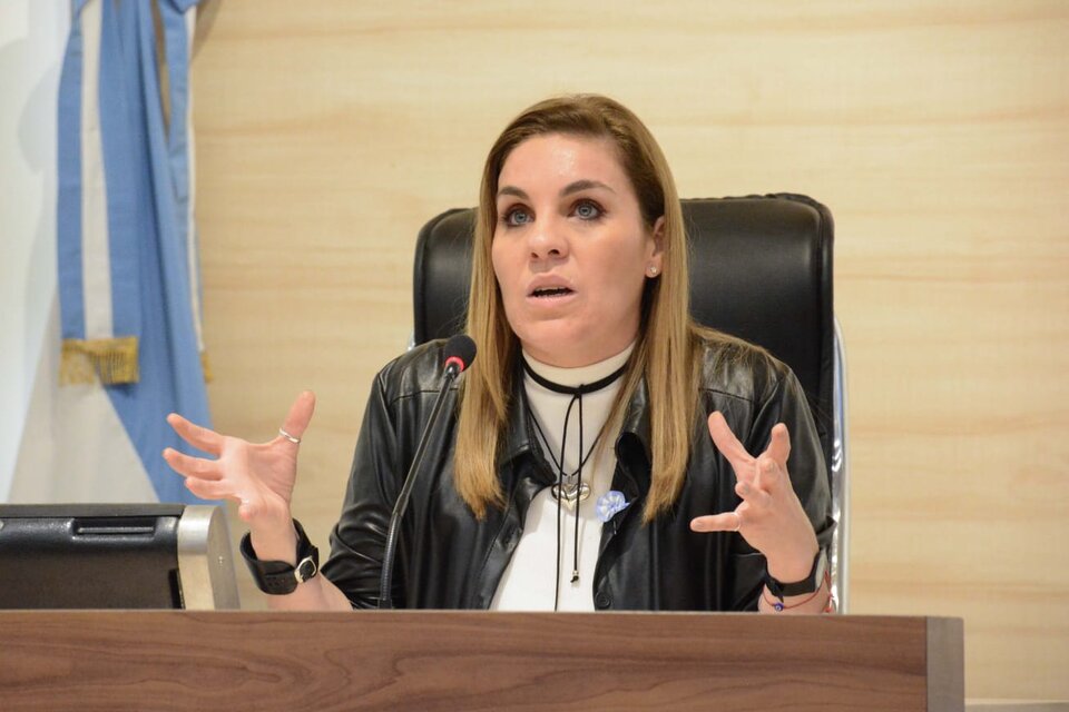 Concejala Fernanda Gigliani.