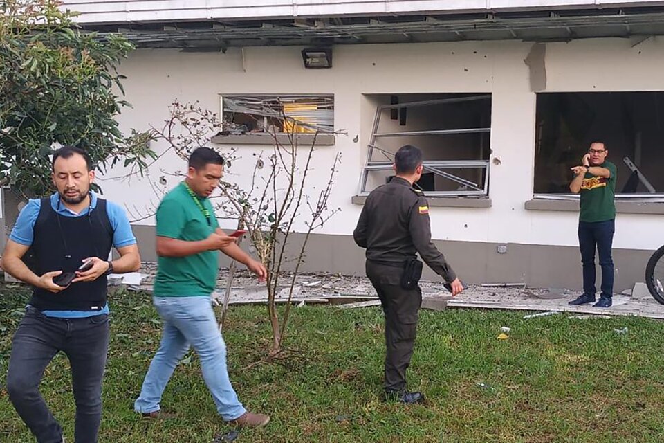 Ataque con dron a una comisaría en Popayán, Cauca