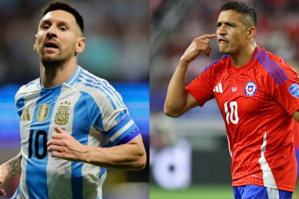 Lionel Messi y Alexis Sánchez. (Fuente: AFP)