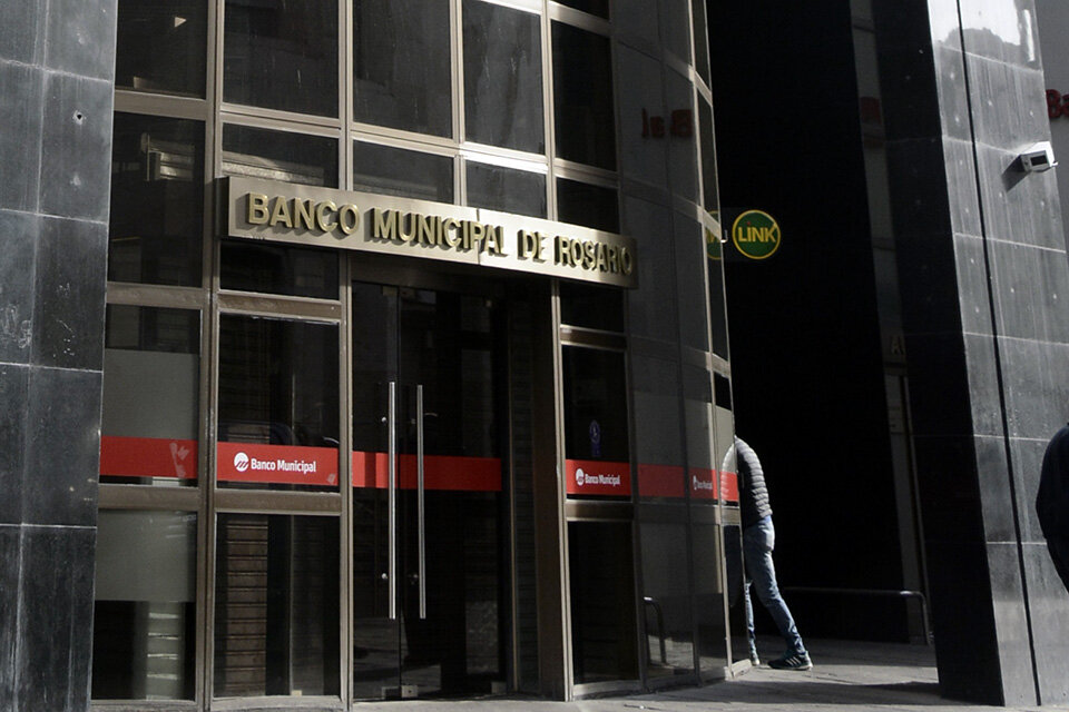 La sede central del Banco Municipal de Rosario. (Fuente: Sebastián Vargas)