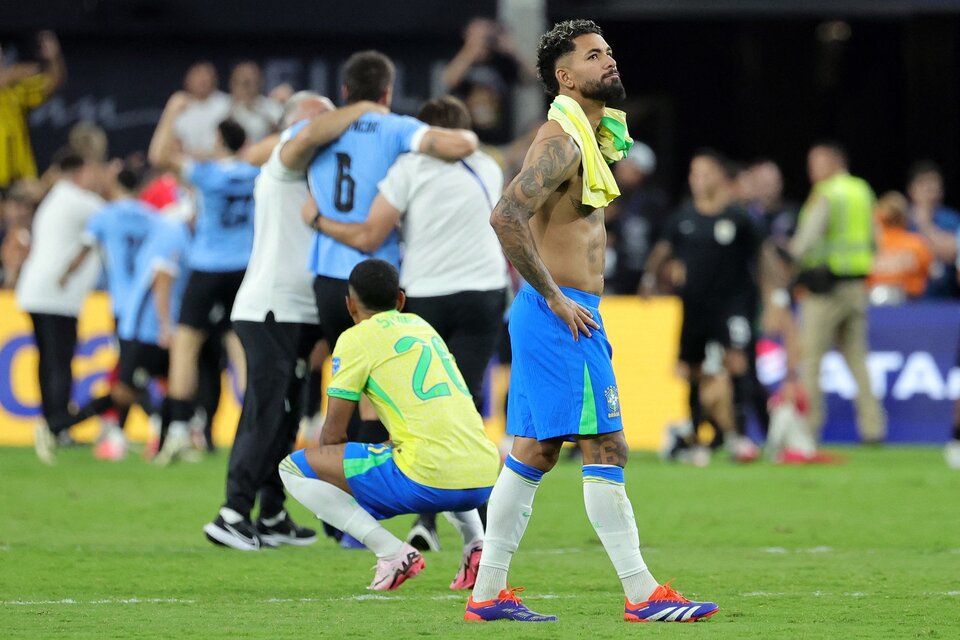 La desazón de Brasil y el festejo interminable de Uruguay (Fuente: AFP)