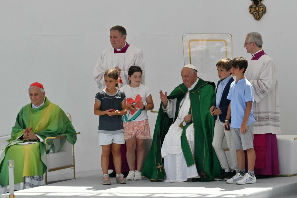 El Papa llamó a construir “un sueño colectivo” en democracia (Fuente: AFP)