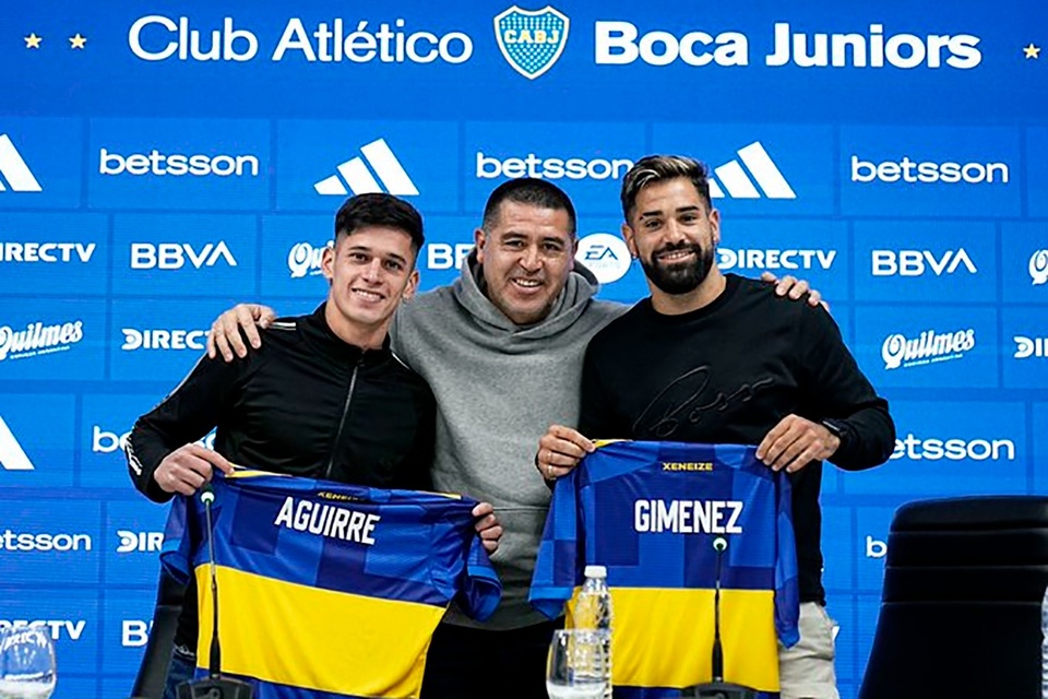 Boca Juniors presentó dos nuevos refuerzos y va por más | Se trata de los  delanteros Brian Aguirre y Milton Giménez | Página|12