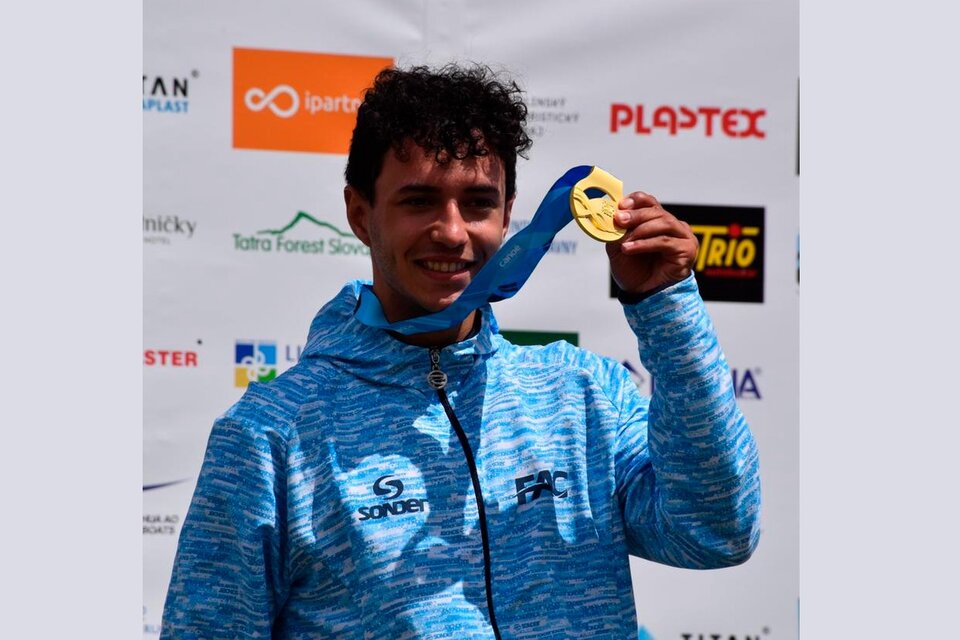 El argentino Manuel Tripano es Campeón del Mundo
Sub 23 de Canotaje Slalom