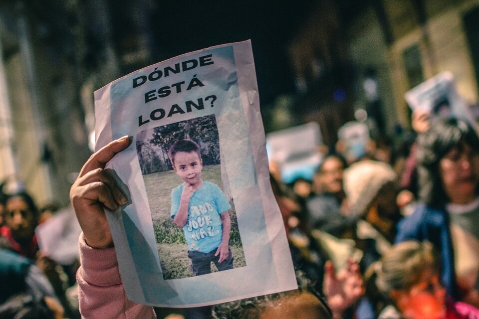 En Corrientes, se siguen haciendo marchas para saber qué pasó con Loan. (Fuente: Jeremías Giordano)