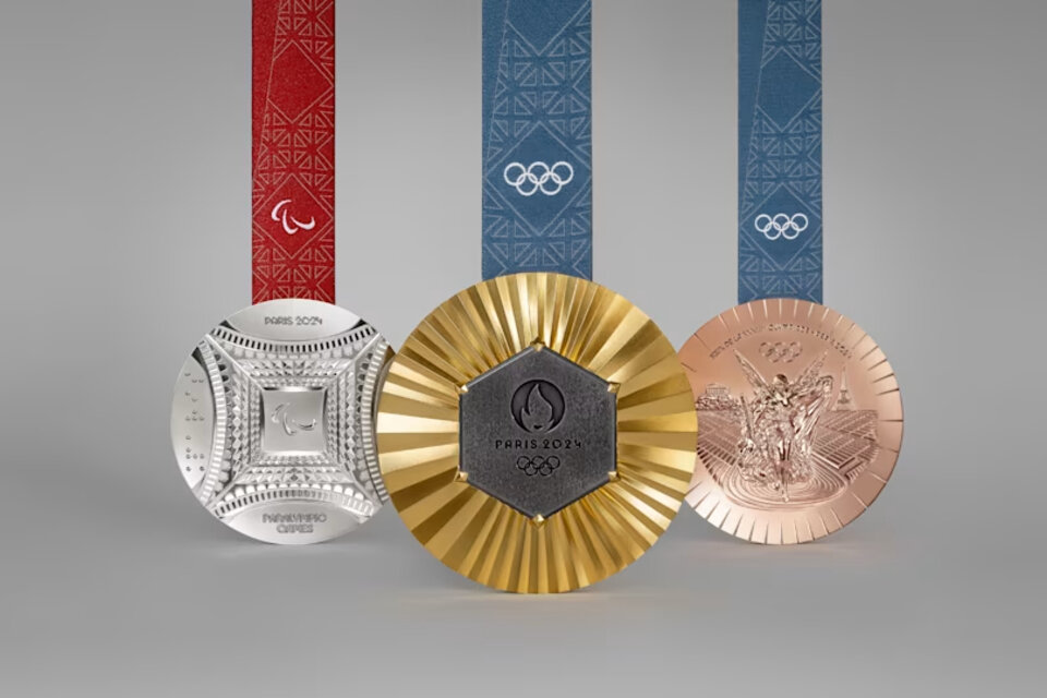Las medallas de París 2024. (Fuente: COI)
