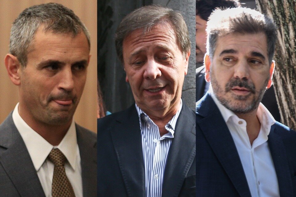 Los diputados nacionales Martín Menem, Oscar Zago y Cristian Ritondo: socios, aliados y también adversarios. 
