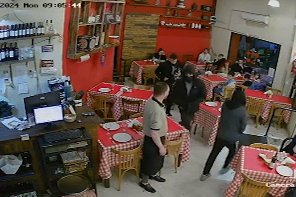 Seis detenidos por el robo a un restaurante en Boedo 