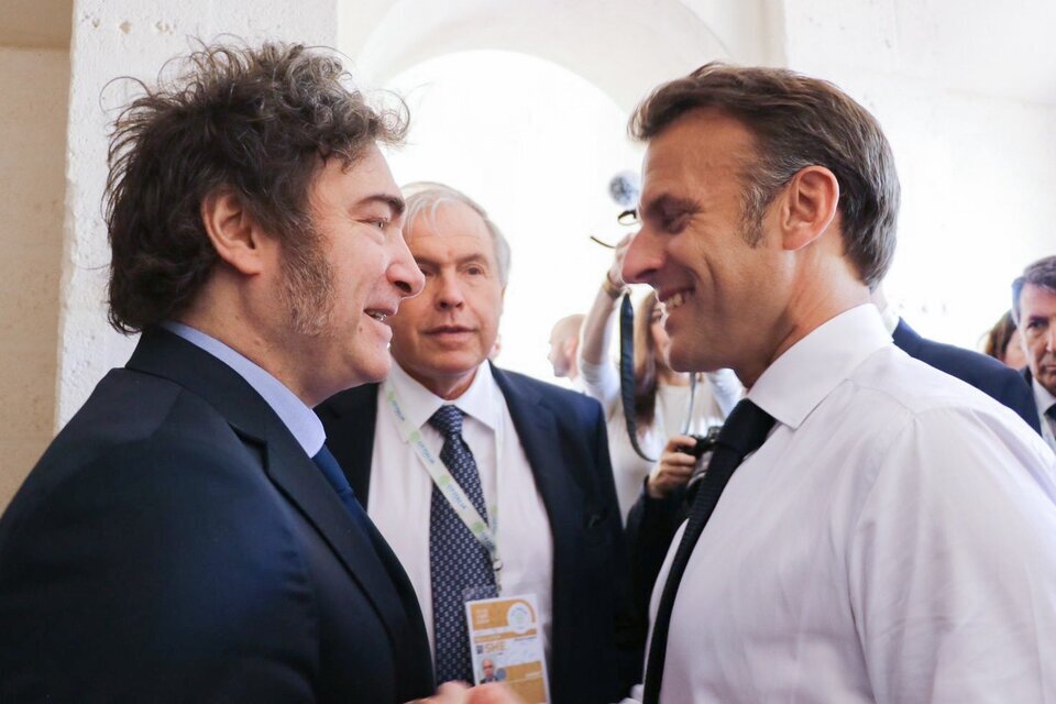 Milei en Francia: Apertura de los Juegos Olímpicos y foto con Emmanuel Macron