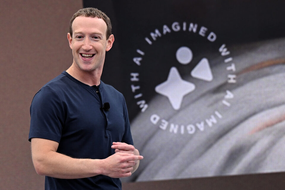 Mark Zuckerberg no quiso quedarse atras de ChatGPT. (Fuente: AFP)
