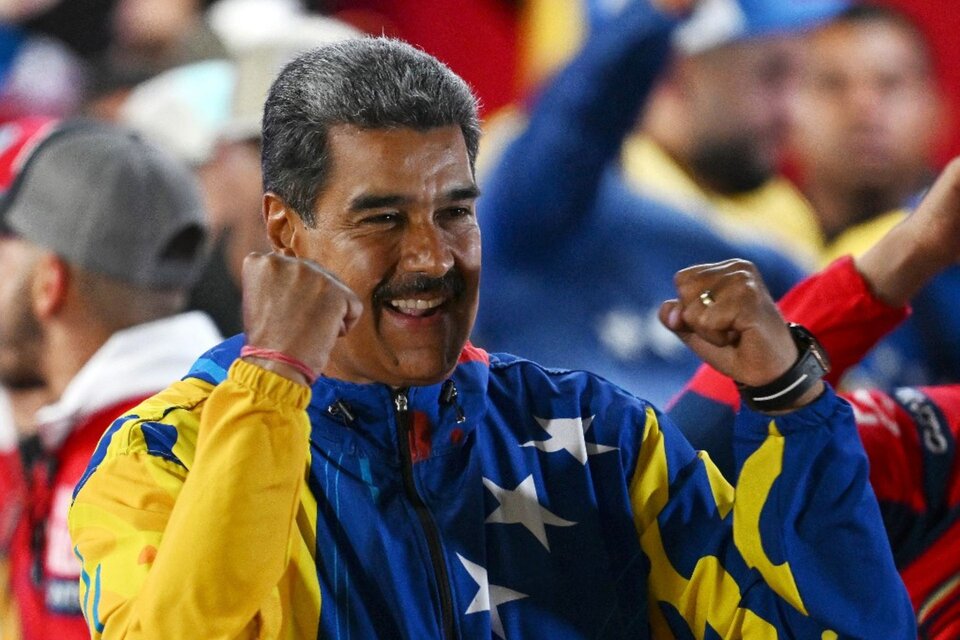 Elecciones en Venezuela: Nicolás Maduro fue reelecto con el 51,2% de los votos y la oposición denuncia fraude (Fuente: AFP)