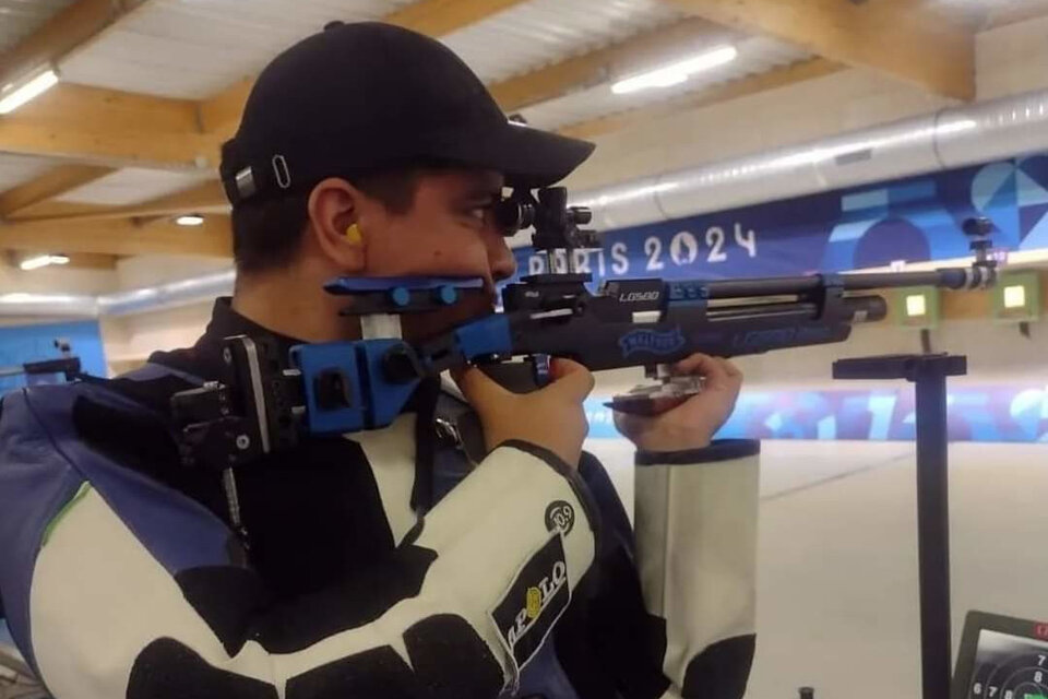 Julián Gutiérrez finalizó octavo en rifle de aire de 10 metros