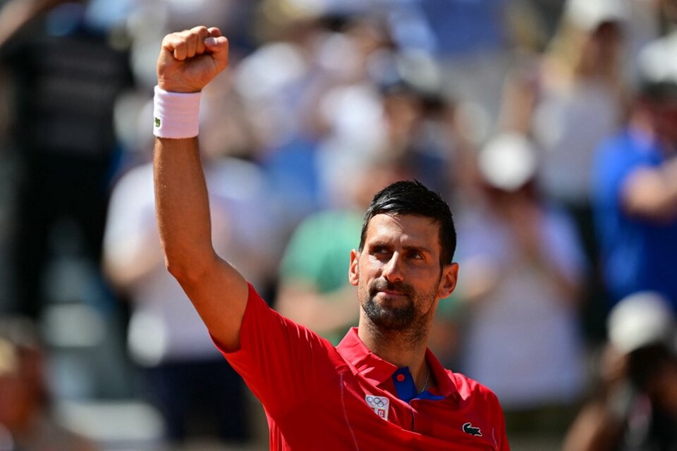 Djokovic vence a Nadal en Paris 2024 (Fuente: AFP)