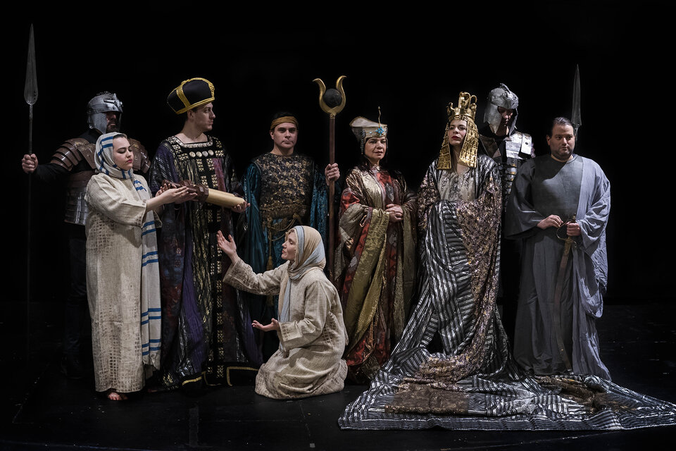 Nabucco estará este jueves y el sábado, con resposición el 24 de agosto.  (Fuente: Gentileza Leonardo Pecar)