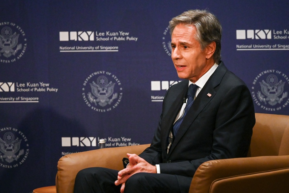 El secretario de Estado de EEUU, Antony Blinken, dio por ganador a González Urrutia. (Fuente: AFP)
