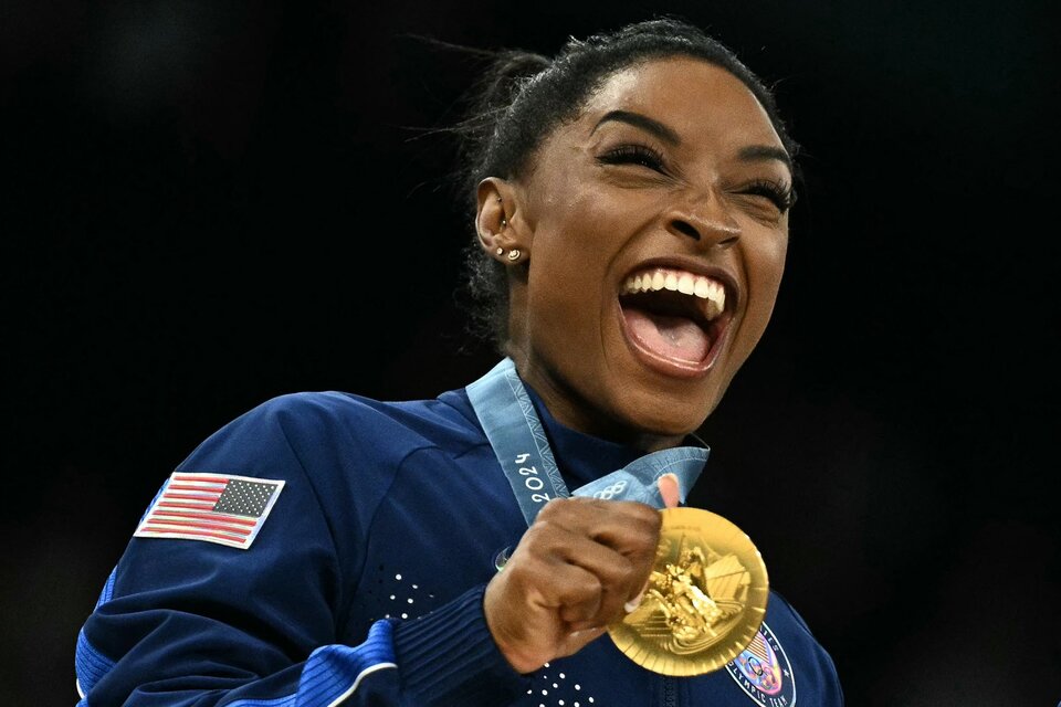 Simone Biles denunció por abuso al médico olímpico Larry Nassar (Fuente: AFP)