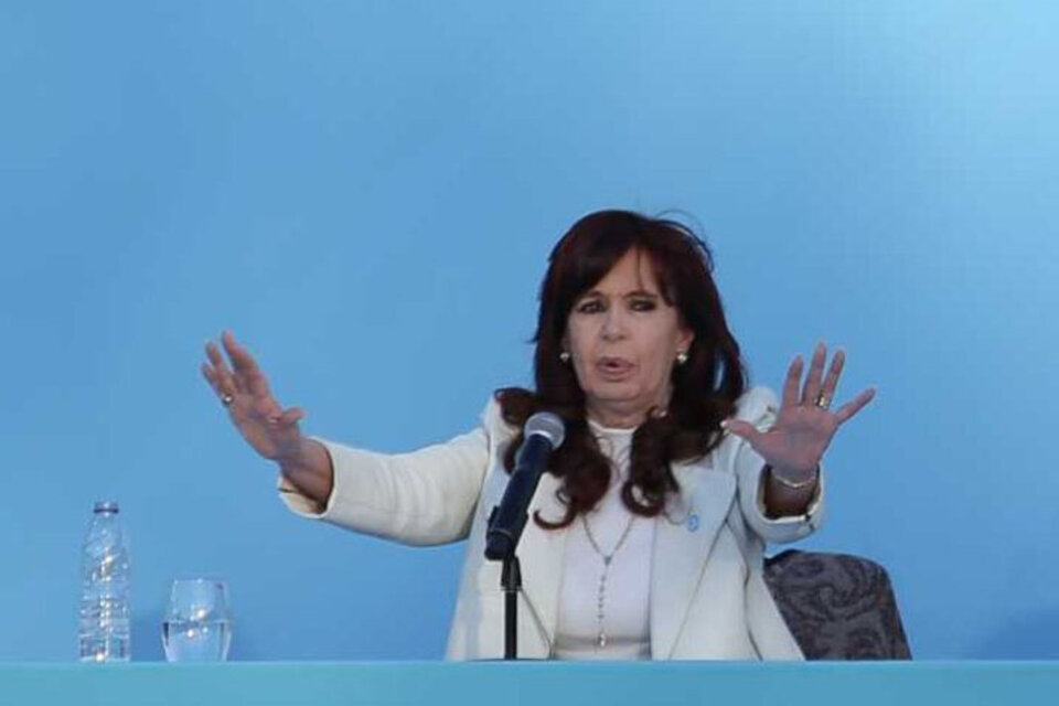 Cristina Kirchner habló hoy en México.