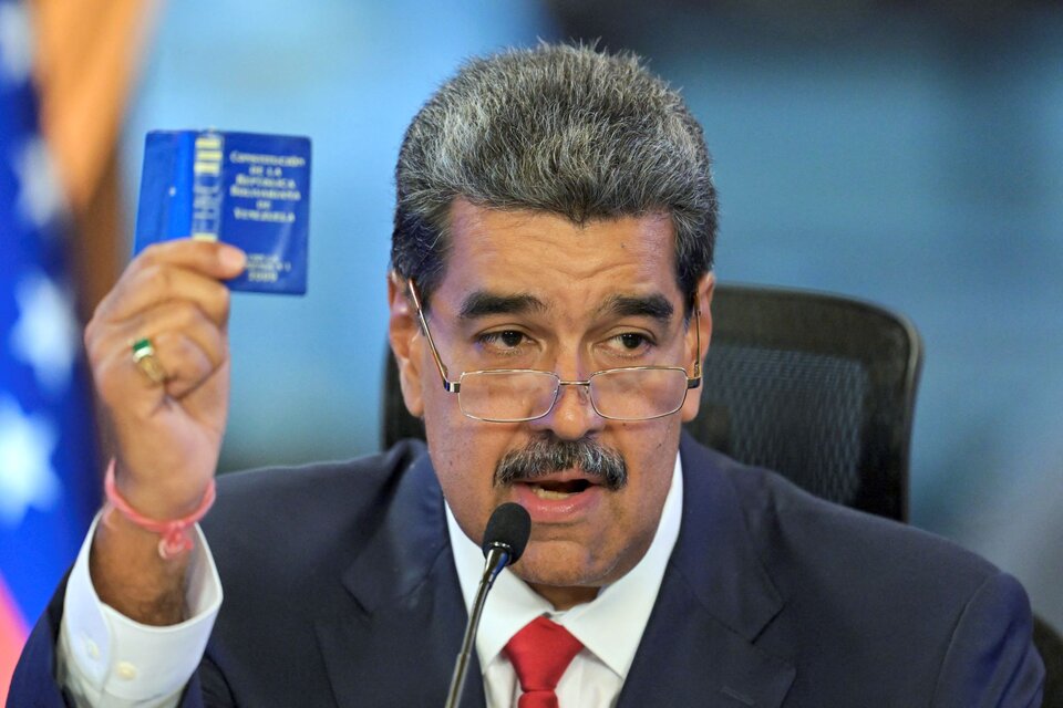 Nicolás Maduro, presidente de Venezuela. (Fuente: AFP)