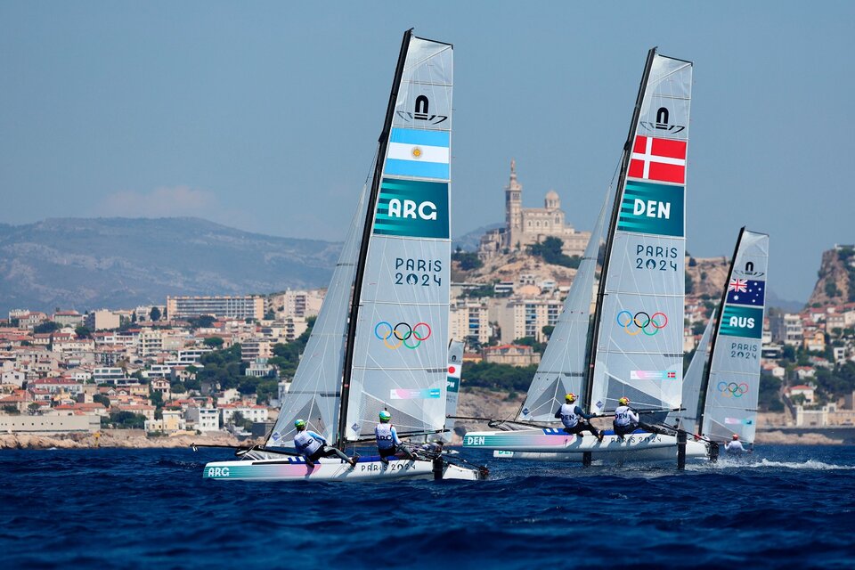 Mateo Majdalani y Eugenia Bosco brillaron en el primer día de competencia  (Fuente: AFP)