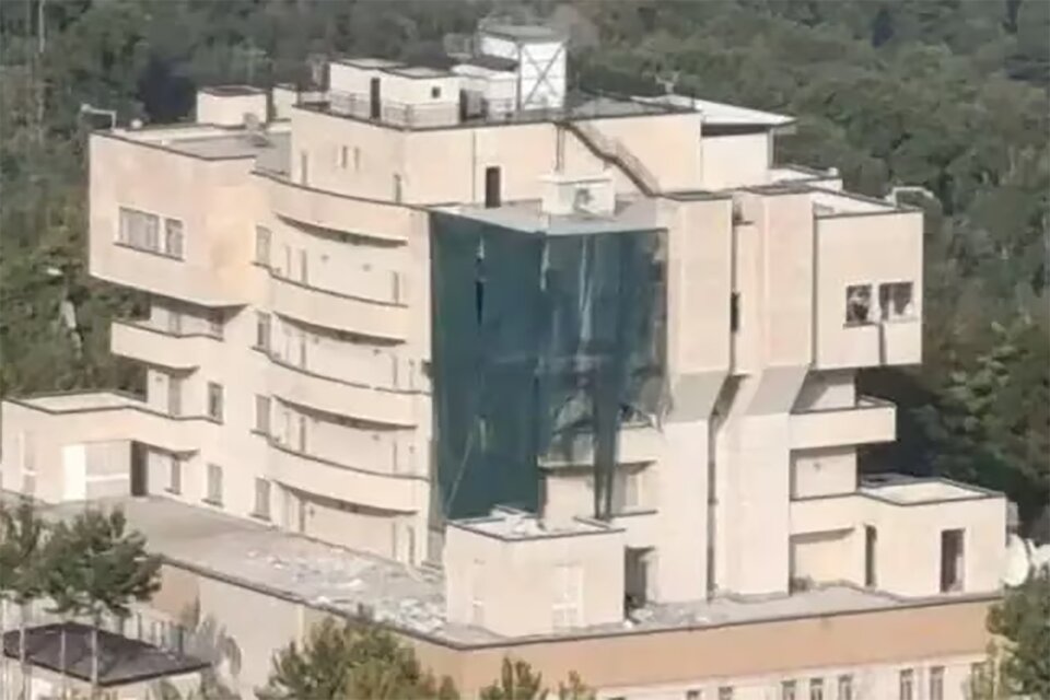 El edificio de huéspedes donde mataron a Haniyeh.