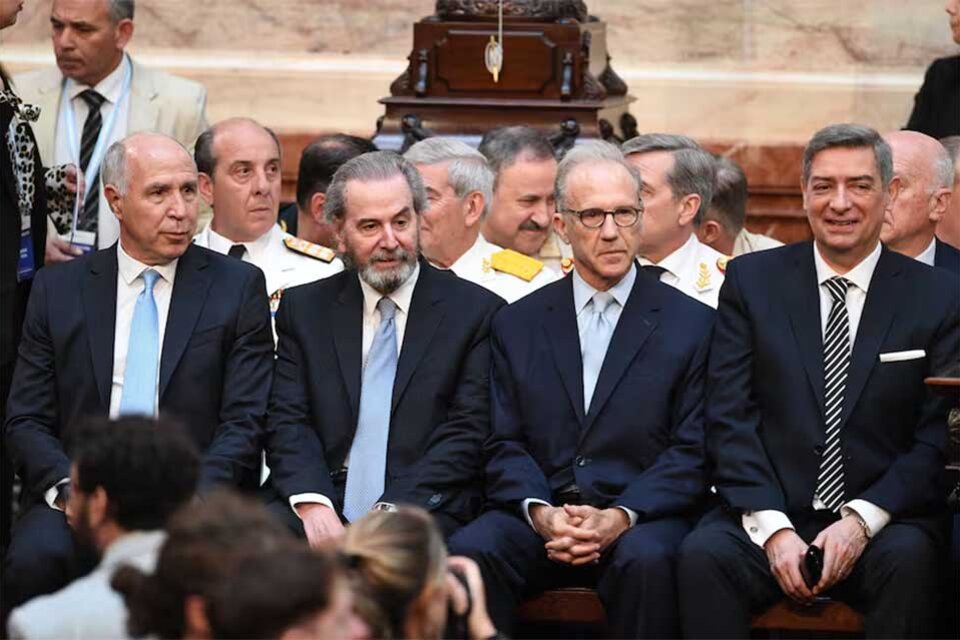 Los integrantes de la Corte Suprema de la Nación.