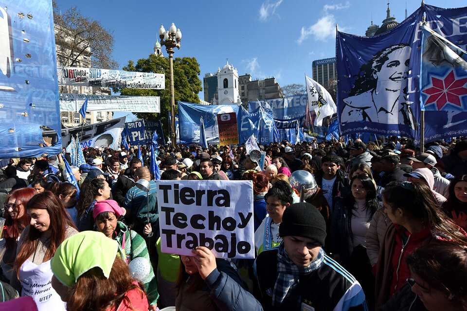 Tierra, techo y trabajo. Imagen: Nicolás Parodi