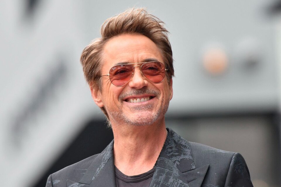 Downey Jr., indiscutiblemente feliz. (Fuente: AFP)