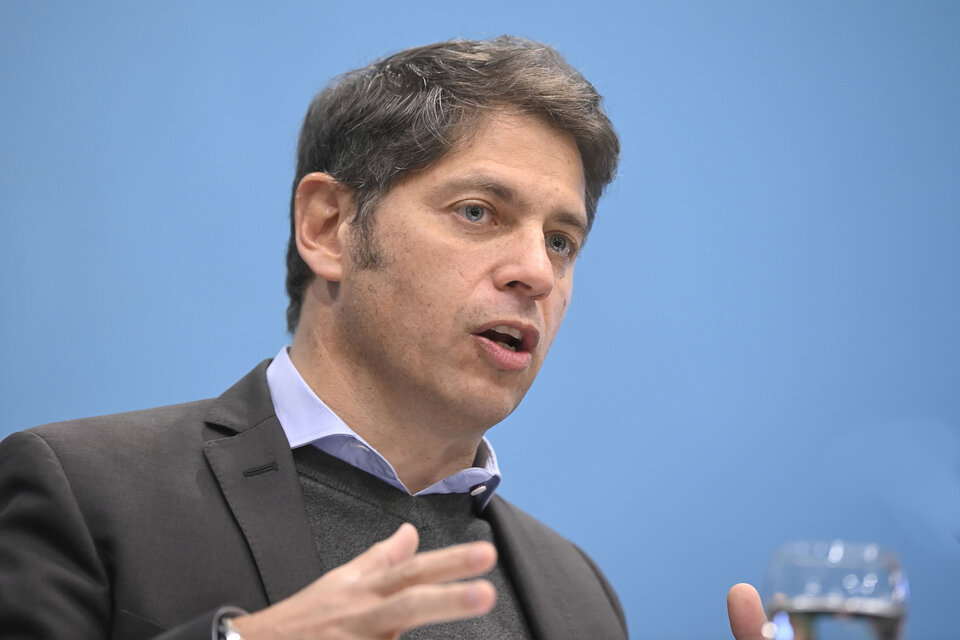 Axel Kicillof, gobernador de la Provincia de Buenos Aires. 