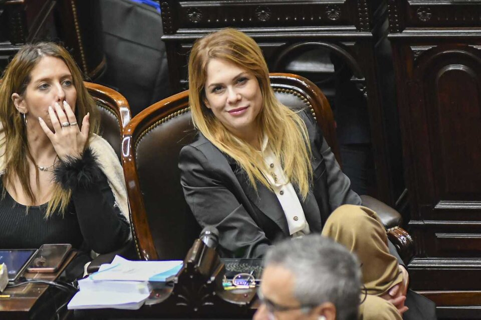 La diputada Lilia Lemoine en el Congreso. (Fuente: NA)