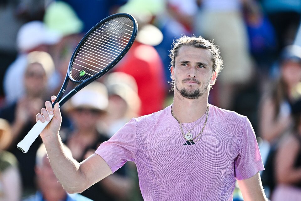 Alexander Zverev nunca compitió en Argentina (Fuente: AFP)