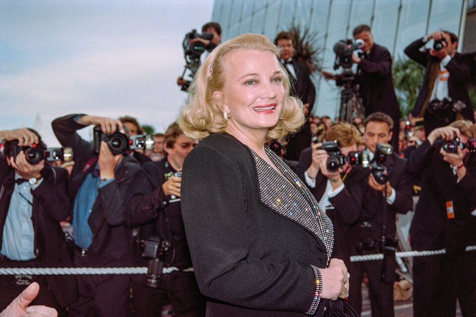 Gena Rowlands, uno de los talentos más impresionantes de la pantalla grande.  (Fuente: AFP)