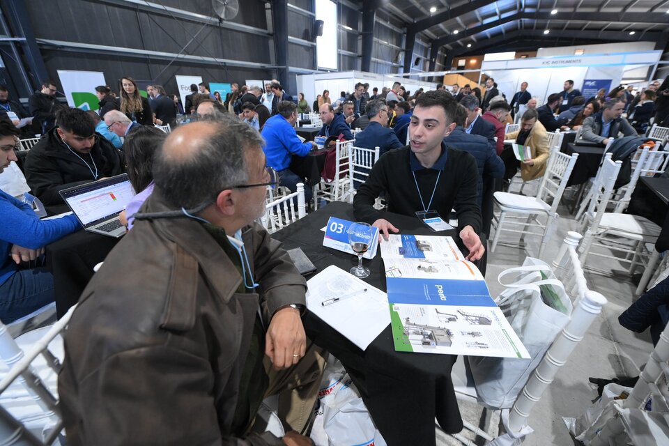 Los encuentros entre productores durante la Expo Industria de Moreno. (Fuente: Imagen web)