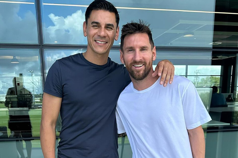 Ustari y Messi, dos viejos amigos, ahora juntos en Inter Miami