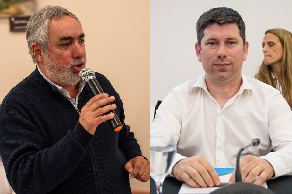 Miguel Fernández y Pablo Domenichini, candidatos a conducir el radicalismo provincial.  (Fuente: Imagen web)