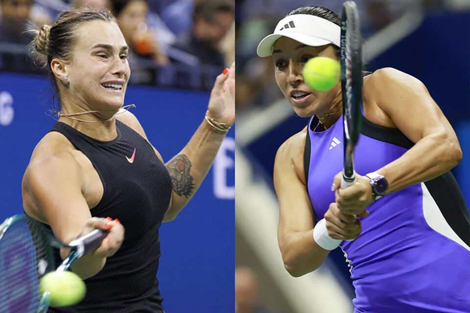 Sabalenka y Pegula, frente a frente en la final del US Open (Fuente: EFE)