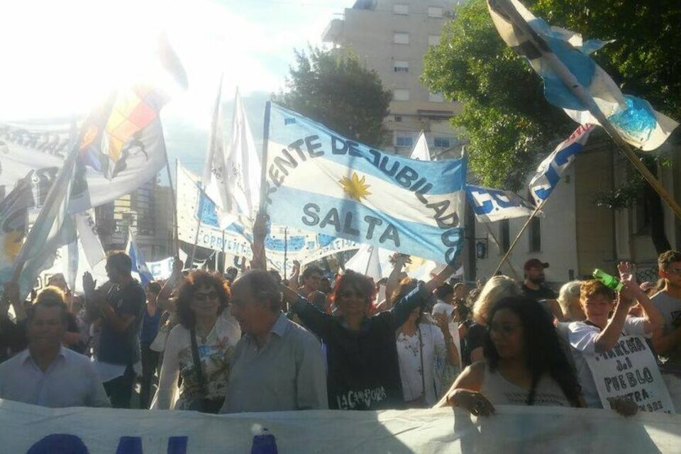 Frente de Jubilados (Fuente: Archivo)