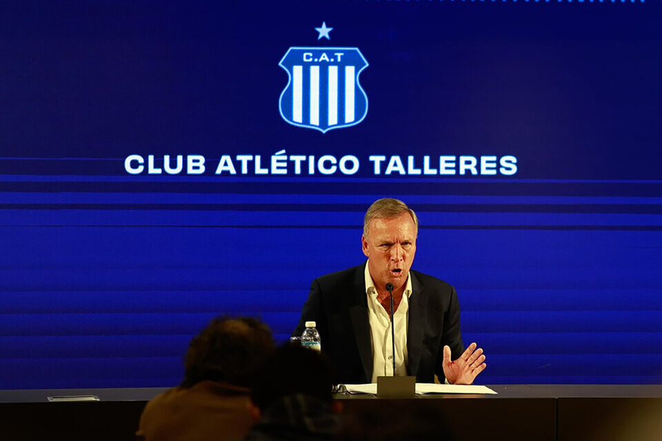 Andrés Fassi, presidente de Talleres de Córdoba.